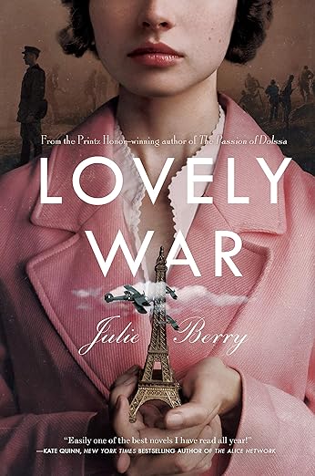 Lovely War by Julie Berry, book cover. 