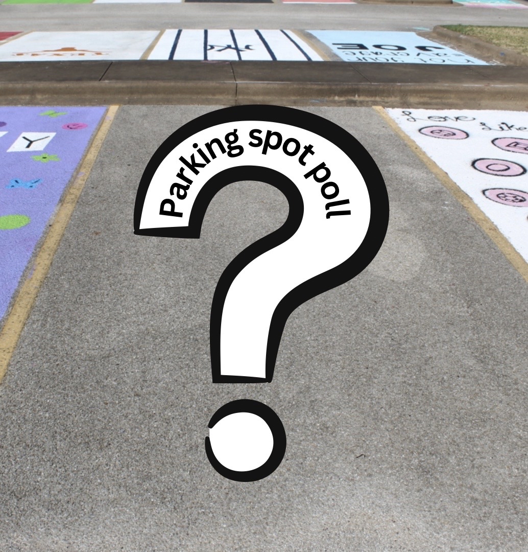 Community members want students to vote on best painted parking spot.